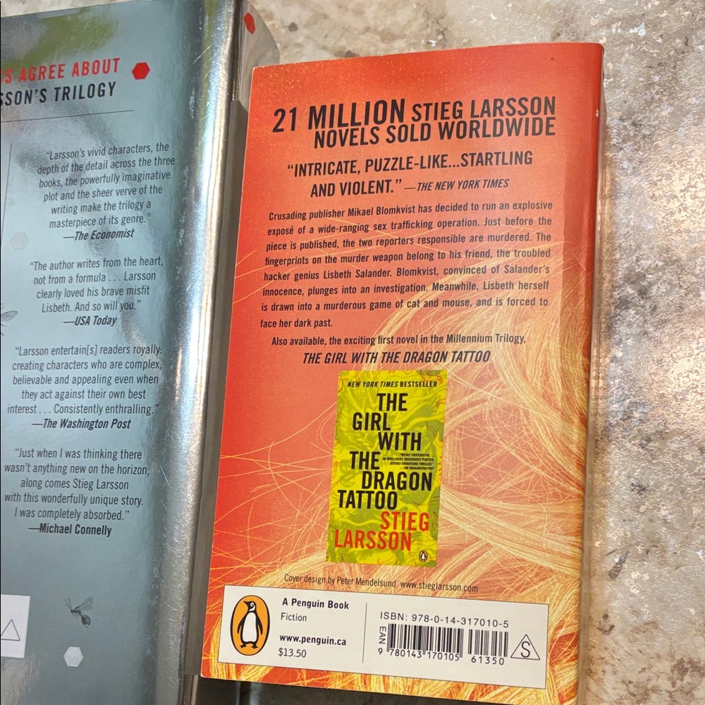 Stieg Larsson Millennium Trilogy Book Set; International Bestseller; Thriller - Picture 6 of 7